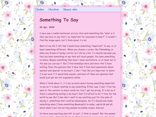 blog/posts/2024-04-26-Something-To-Say screenshot