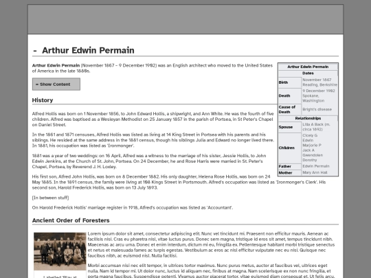 ArthurEdwinPermain screenshot