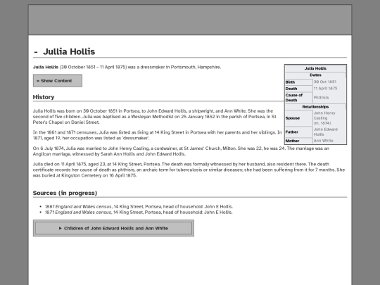 JuliaHollis screenshot