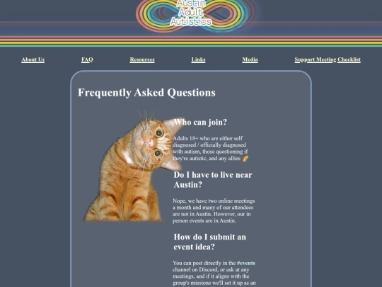 faq screenshot
