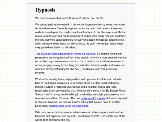 hypnosis screenshot