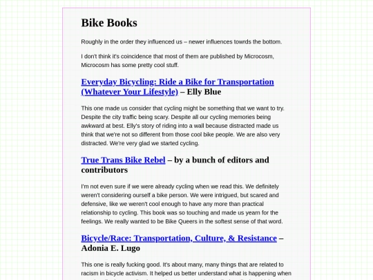 reading/bike-books screenshot