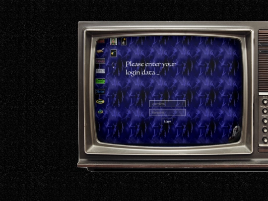 login screenshot