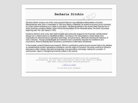 agency/sitchin screenshot
