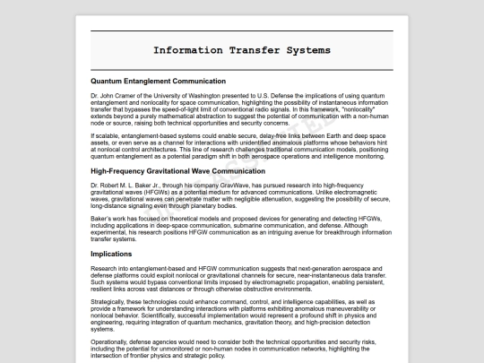 ufo/information screenshot