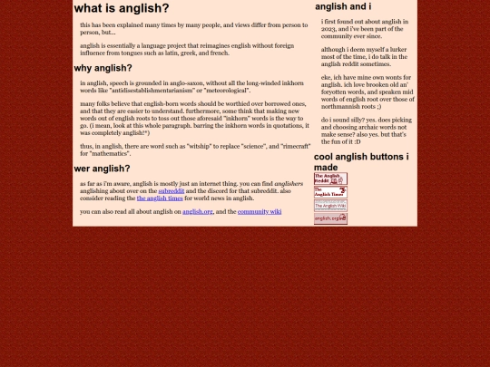 anglish screenshot
