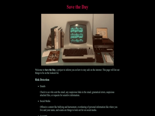index screenshot