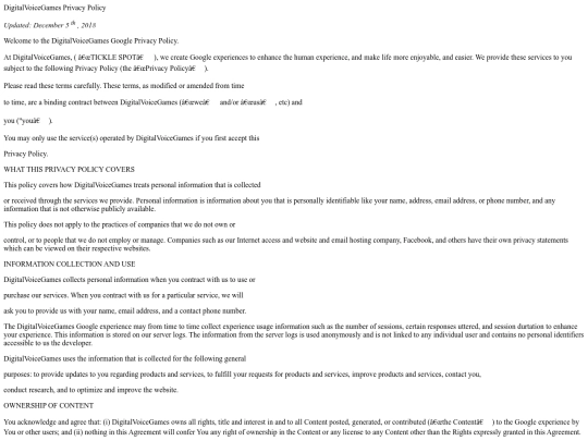 privacy-policy screenshot