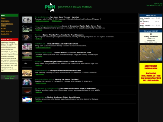 index screenshot