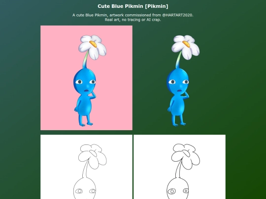 Coms Art EN/Cute_Blue_Pikmin_Art screenshot