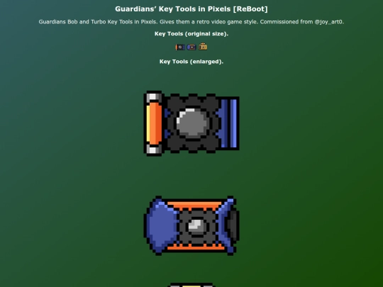 Coms Art EN/Guardians_Key_Tools_in_Pixels screenshot