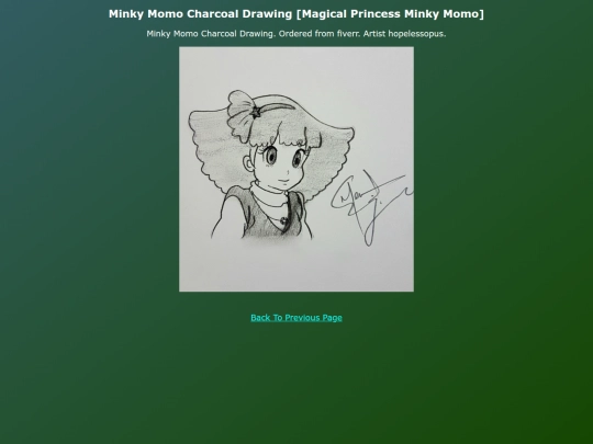 Coms Art EN/Minky_Momo_Charcoal_Drawing screenshot