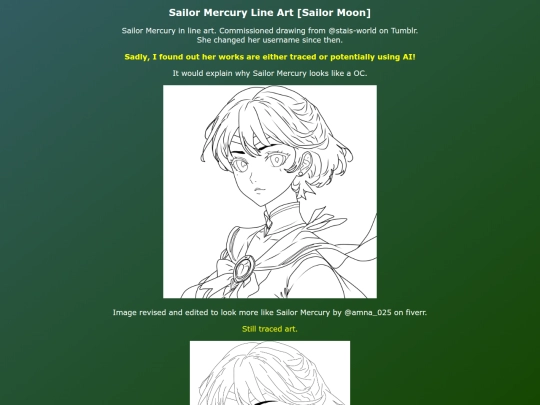 Coms Art EN/Sailor_Mercury_Line_Art screenshot