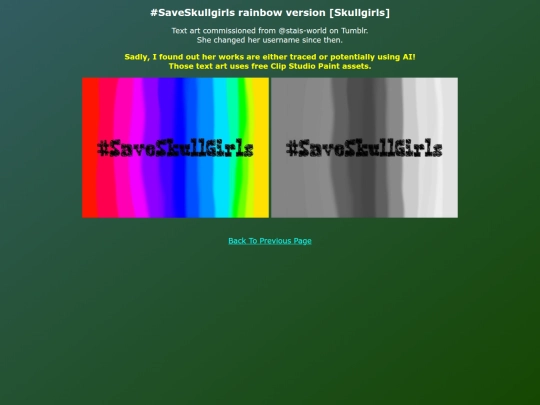 Coms Art EN/SaveSkullgirls_rainbow_version screenshot