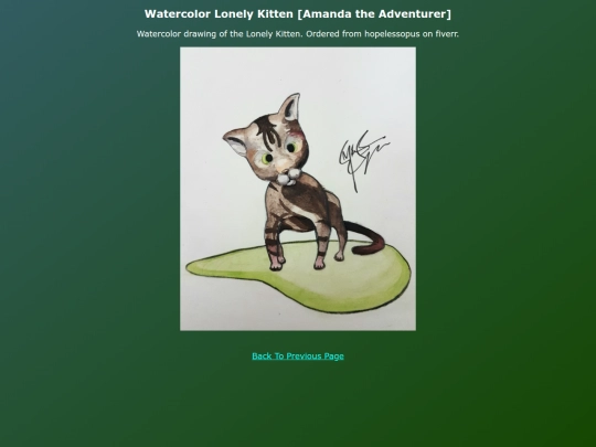 Coms Art EN/Watercolor_Lonely_Kitten screenshot