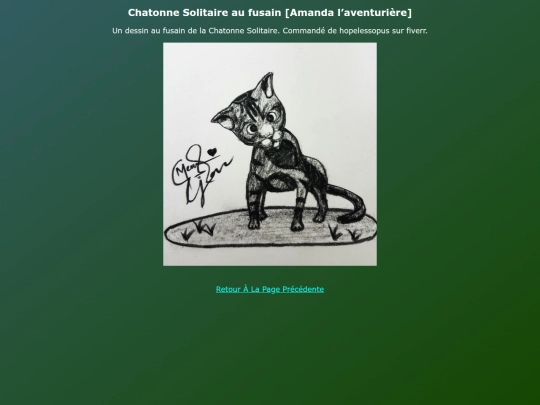 Coms Art FR/Chatonne_Solitaire_au_fusain screenshot