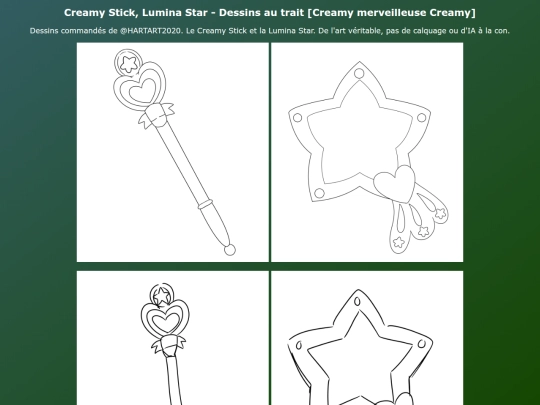 Coms Art FR/Creamy_Stick_Lumina_Star_-Dessins_au_trait screenshot