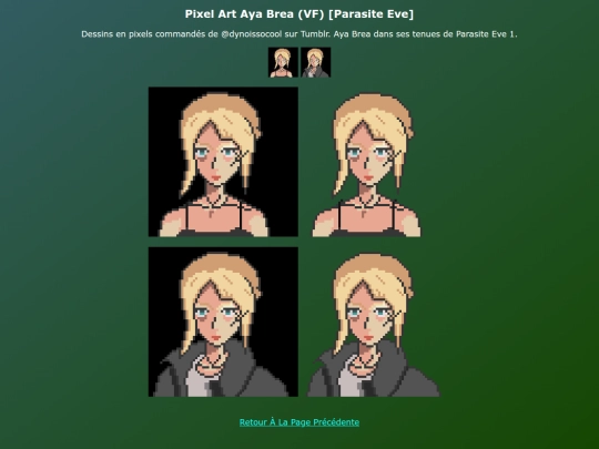 Coms Art FR/Pixel_Art_Aya_Brea_VF screenshot