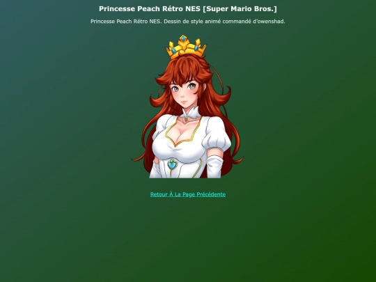 Coms Art FR/Princesse_Peach_Retro screenshot