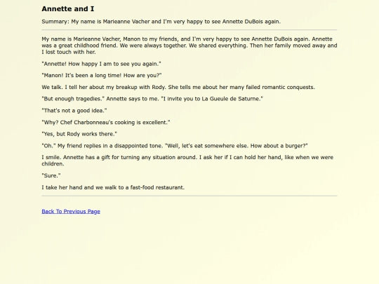 Fanfics EN/Annette_and_I screenshot