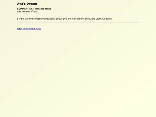 Fanfics EN/Ayas_Dream screenshot