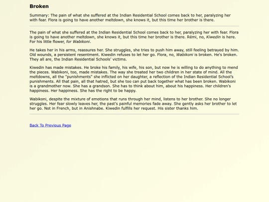 Fanfics EN/Broken screenshot