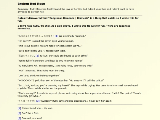 Fanfics EN/Broken_Red_Rose screenshot