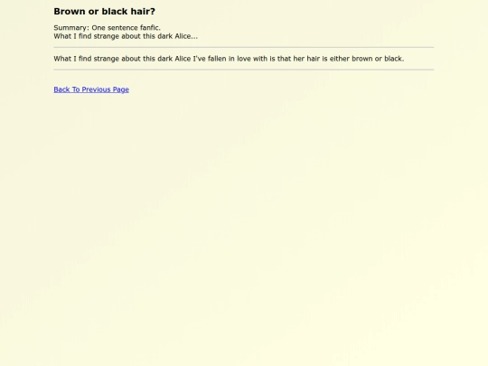 Fanfics EN/Brown_or_black_hair screenshot