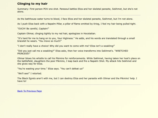 Fanfics EN/Clinging_to_my_hair screenshot