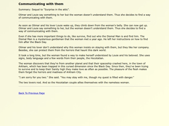 Fanfics EN/Communicating_with_them screenshot