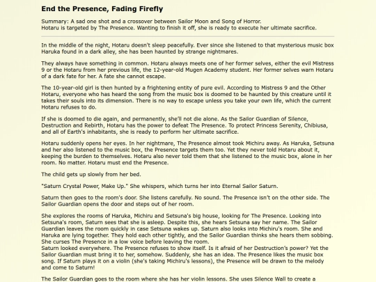 Fanfics EN/End_the_Presence_Fading screenshot
