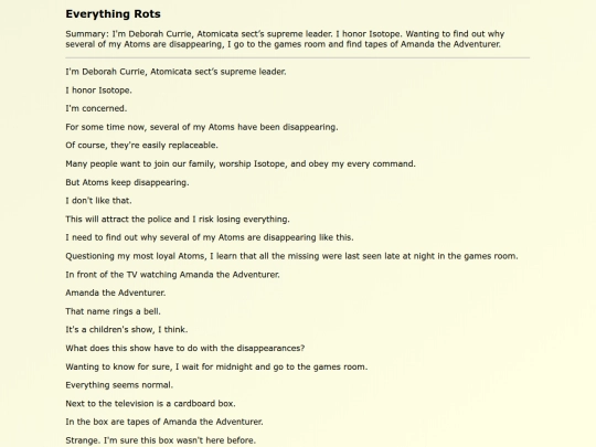 Fanfics EN/Everything_Rots screenshot
