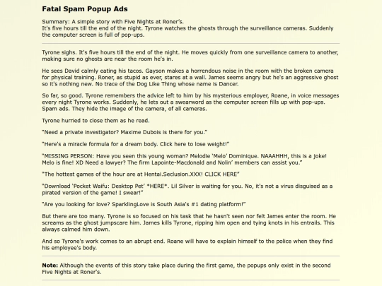 Fanfics EN/Fatal_Spam_Popup_Ads screenshot