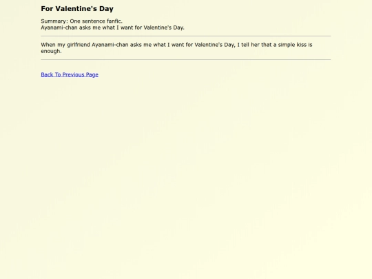 Fanfics EN/For_Valentines_Day screenshot