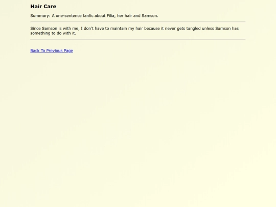 Fanfics EN/Hair_Care screenshot