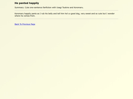 Fanfics EN/He_panted_happily screenshot