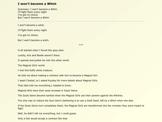 Fanfics EN/I_wont_become_a_Witch screenshot