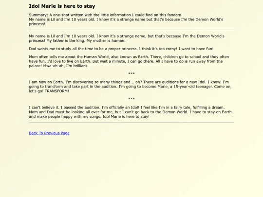 Fanfics EN/Idol_Marie_is_here_to screenshot