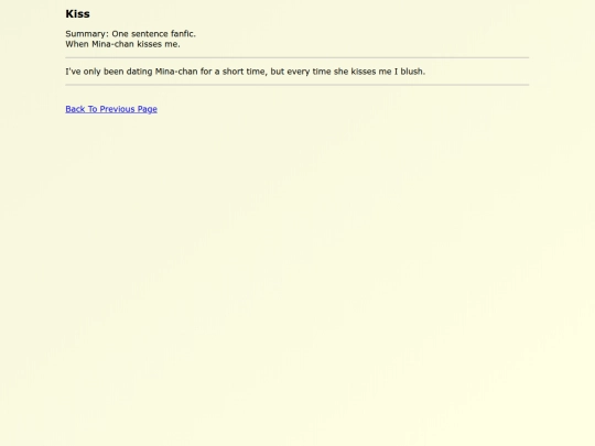 Fanfics EN/Kiss screenshot