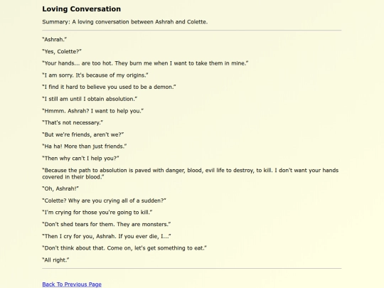 Fanfics EN/Loving_Conversation screenshot