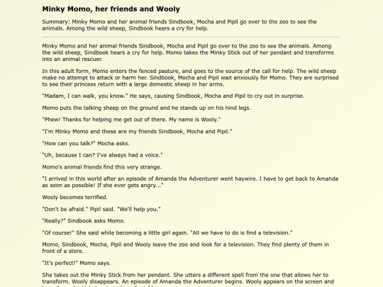 Fanfics EN/Minky_Momo_her_friends screenshot