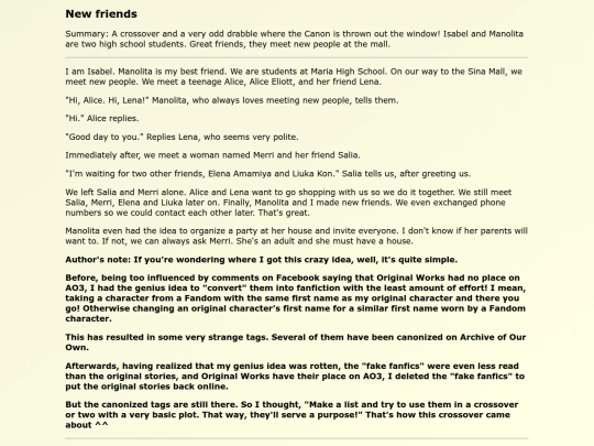 Fanfics EN/New_friends screenshot