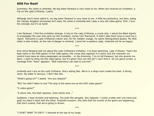 Fanfics EN/SOS_For_Real screenshot