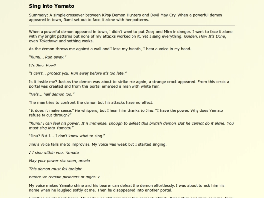 Fanfics EN/Sing_into_Yamato screenshot