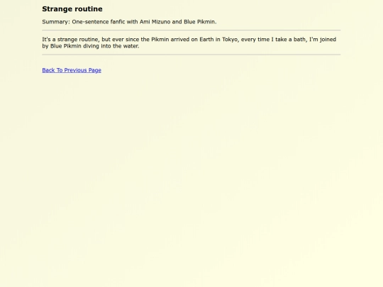 Fanfics EN/Strange_routine screenshot