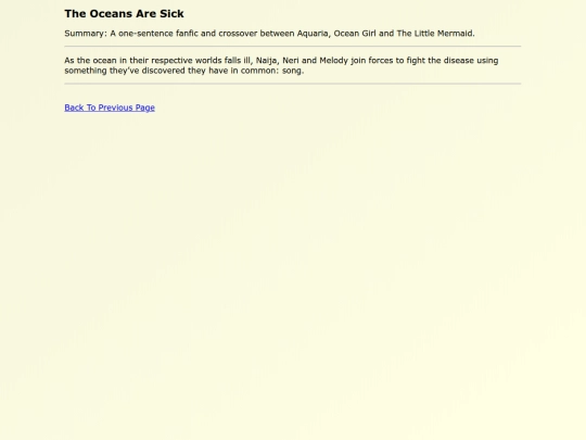 Fanfics EN/The_Oceans_Are_Sick screenshot