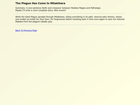 Fanfics EN/The_Plague_Has_Come_to screenshot