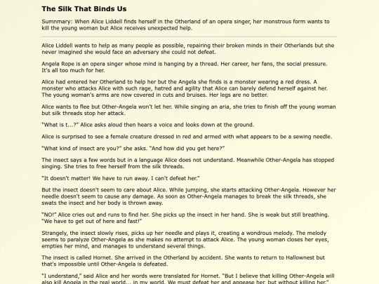 Fanfics EN/The_Silk_That_Binds_Us screenshot
