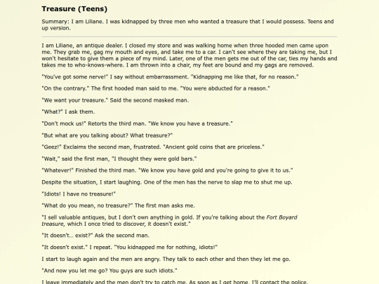 Fanfics EN/Treasure_Teens screenshot