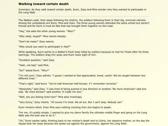 Fanfics EN/Walking_toward_certain screenshot